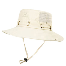 Load image into Gallery viewer, Fisherazade Beige Brimmed Hat