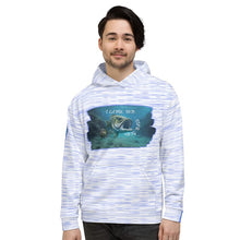 Load image into Gallery viewer, Mens fishing hoodie with stripes