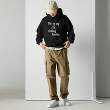 Load image into Gallery viewer, This is my fishing hoodie in black