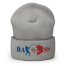 Load image into Gallery viewer, Fisherazade gray bass fishing beanie
