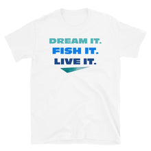Load image into Gallery viewer, White t-shirt for fishing lovers
