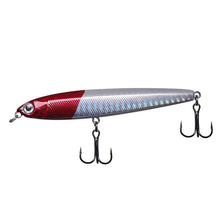Load image into Gallery viewer, Red and silver pencil fishing bait