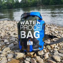 Load image into Gallery viewer, 2L blue waterproof dry bag