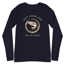 Load image into Gallery viewer, Fisherazade Lucky Fishing Shirt In Navy