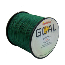 Load image into Gallery viewer, Green braided fishing line 500m