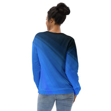 Load image into Gallery viewer, Fisherazade Blue Womens All Over Print Sweatshirt