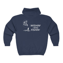 Load image into Gallery viewer, Wishin I Was Fishin hoodie for fisherman