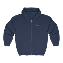 Load image into Gallery viewer, Fisherazade full zipped fishing hoodie with logo