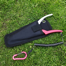 Load image into Gallery viewer, fishing pliers with sheath and lanyard