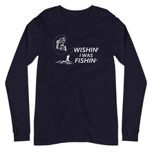 Load image into Gallery viewer, Wishin I Was Fishin Lone Sleeve