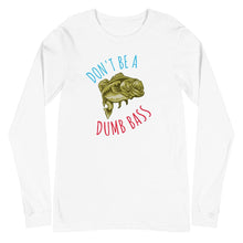 Load image into Gallery viewer, White Long Sleeve Tshirt For Bass Fishermen