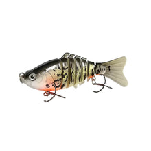 Load image into Gallery viewer, White multi jointed fishing lure