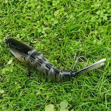 Load image into Gallery viewer, White segmented swimbait