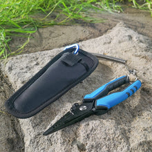Load image into Gallery viewer, Fishing pliers with a sheath and lanyard
