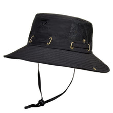 Load image into Gallery viewer, Fisherazade Black Brimmed Hat
