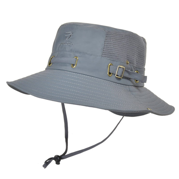 Fisherazade Dark Gray Brimmed Hat