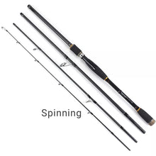 Load image into Gallery viewer, 4 pieces portable spinning rod
