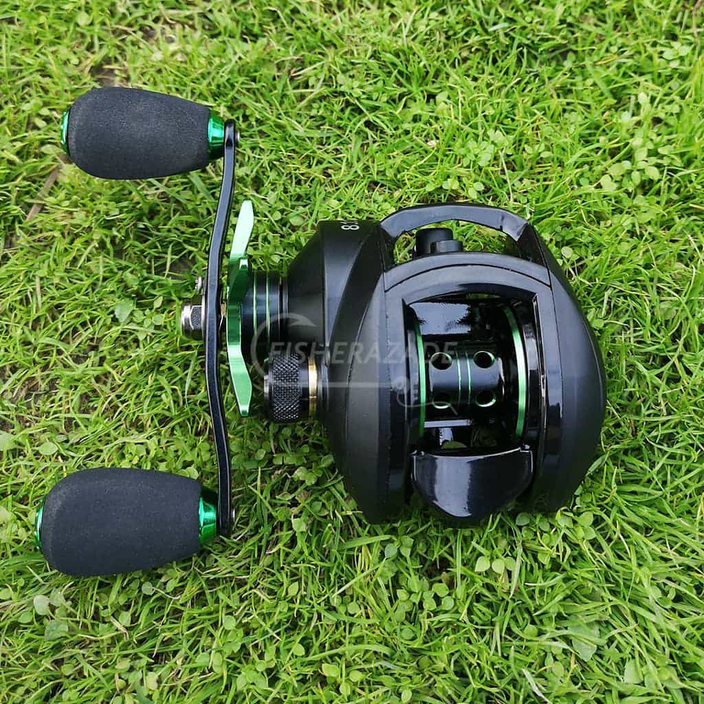 8.1 1 baitcasting reel High Speed Baitcast 8.1:1 Gear Ratio jigging-world this reel combines durability Multiplier Reels Coarse Baitcasting Model:CFLT20/G602ML