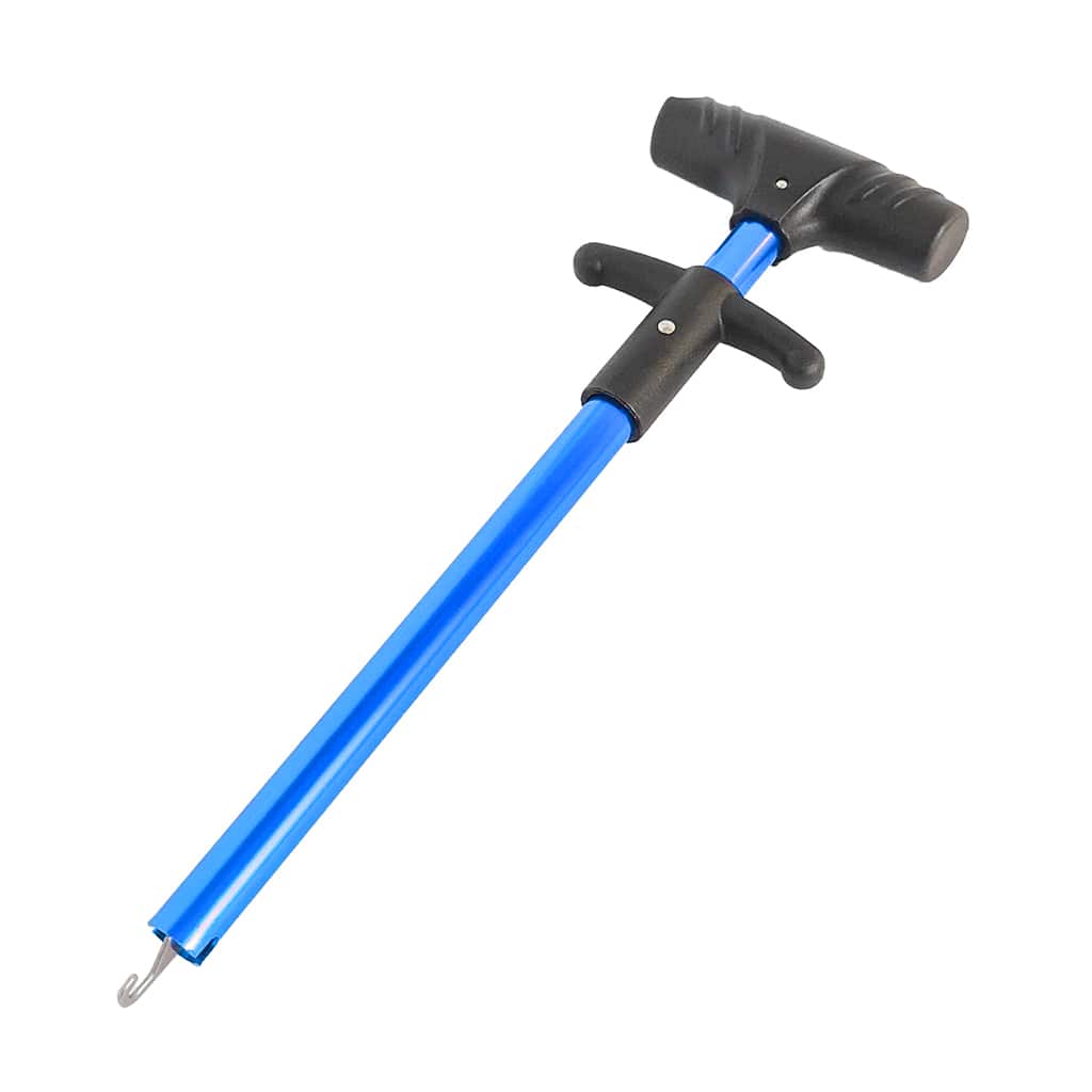 Blue fish hook remover