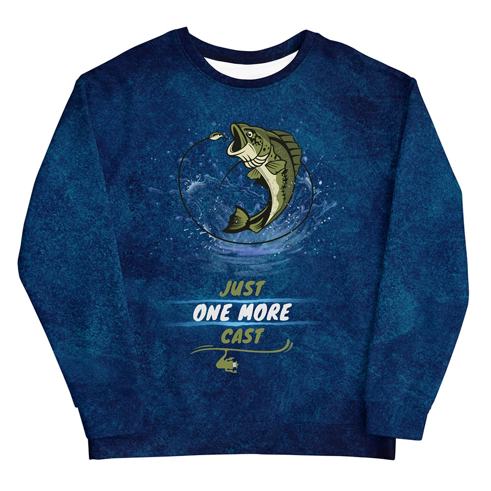 Crewneck sweatshirt for fishermen by Fisherazade
