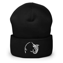 Load image into Gallery viewer, Fisherazade Black Fishing Beanie
