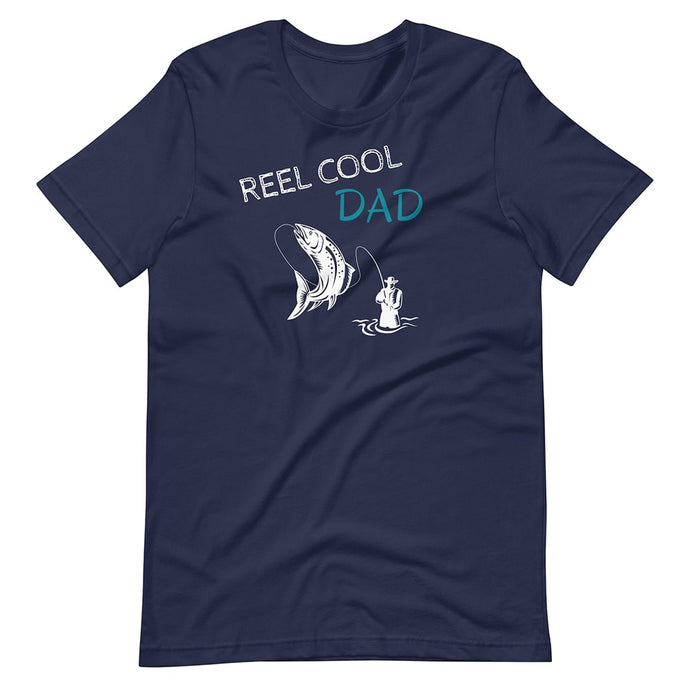 Reel cool dad navy color t-shirt