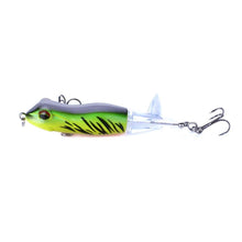 Load image into Gallery viewer, Common green frog propeller lure
