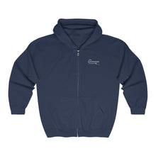 Load image into Gallery viewer, Fisherazade full zipped fishing hoodie with logo
