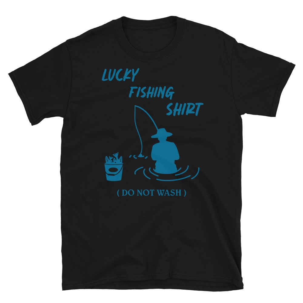 Lucky Fishing Shirt Black