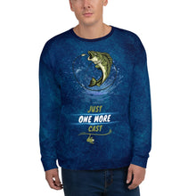 Load image into Gallery viewer, Mens sweatshirt - Just One More Cast

