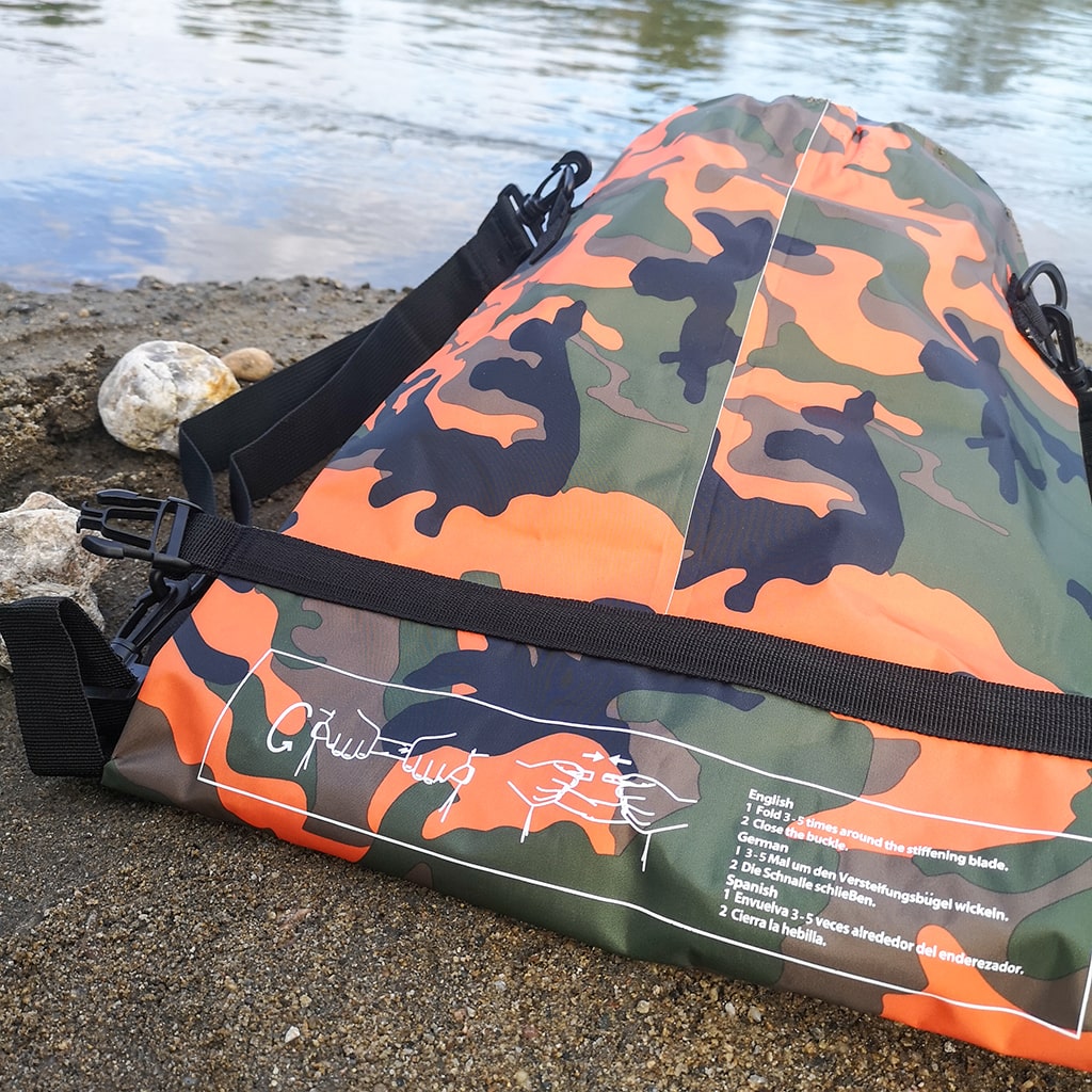 (2L Orange) Waterproof Dry Bags for Hiking, Travel, Sport, Climbing, Camping, River Trekking
