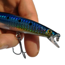 Load image into Gallery viewer, Saltwater lure with realistic 3D eyes
